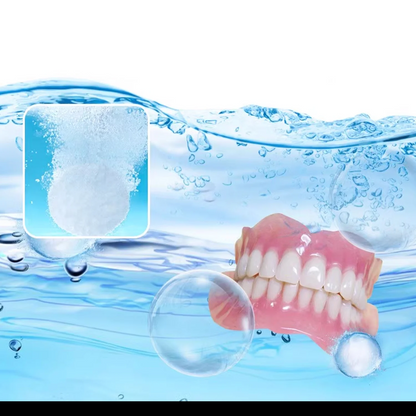 MySmile 120pc Retainer Cleaner Tablets Denture Cleanser for Invisalign, Teeth Whitening Tray, Mouth Guard Cleaner, Water Flosser Tank, Tea & Coffee Cup, Fast Remove Stains,Mint